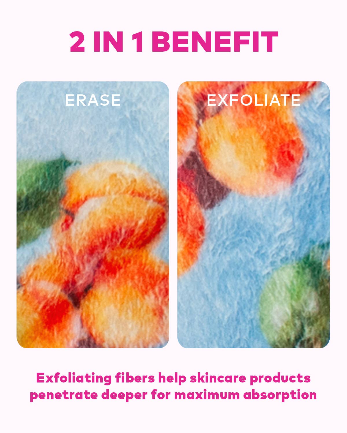 The Original MakeUp Eraser - Vendita all'ingrosso Struccanti - Gomma Trucco PRO Stampa Albicocca | Mercato della Frutta6