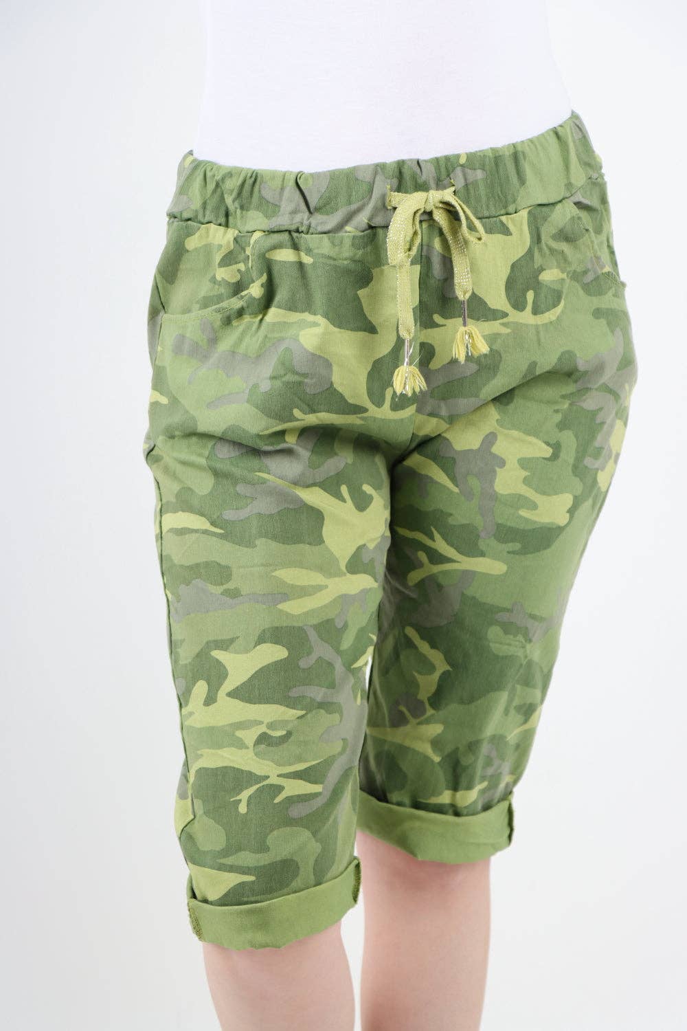 Miss Bold – wholesale Shorts – Women’s – Italian Camouflage Magic Chino Shorts56