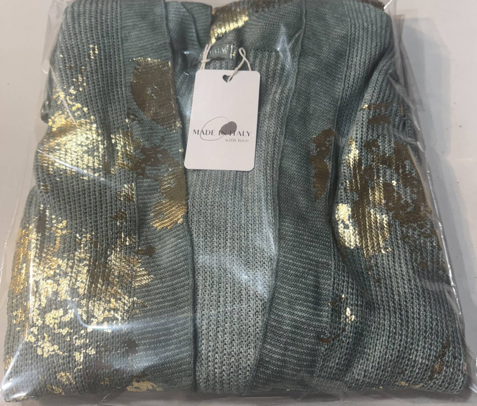 Dance in Paris – wholesale Kofta - Dam – Cardigan Rayon Knit Splash sprayad för stil1