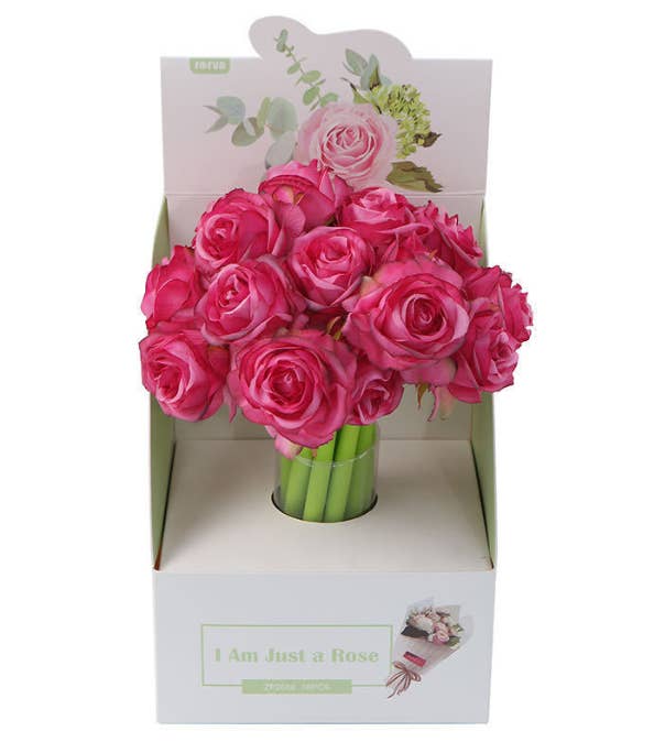 Bewaltz - Wholesale Retailer Display - Paper & Novelty - Flower Bouquet Pen Display Sets - 16pc