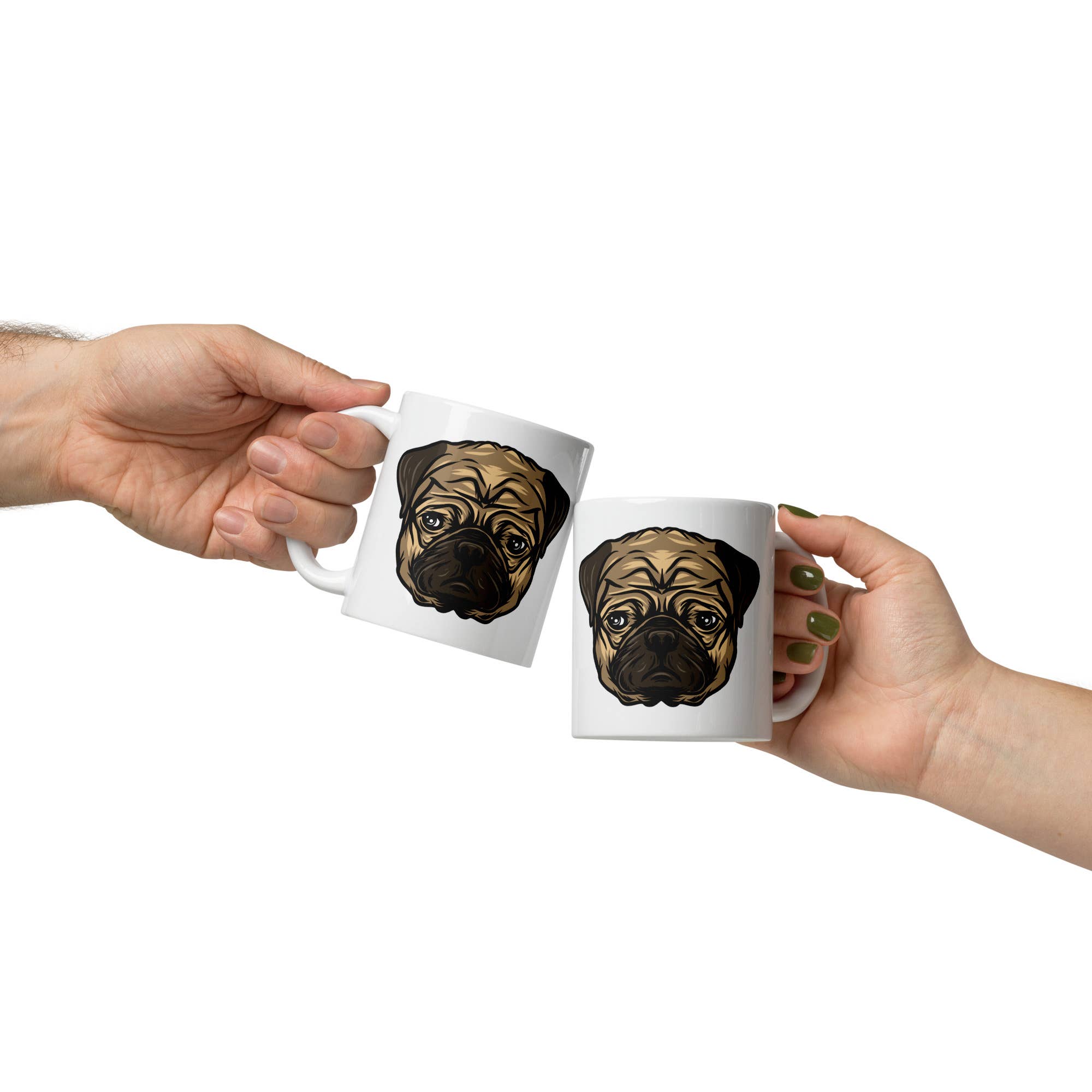 Club No-Kill 2027 Coffee Mugs - Wholesale Coffee Mug - Vinny the Pug Coffee Mugs                                 4