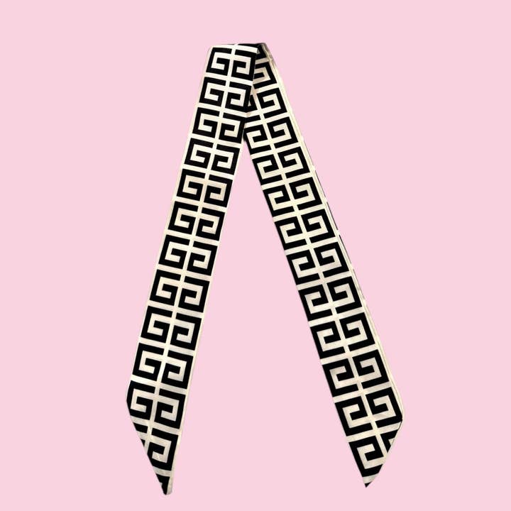 Foulard Twilly (GEOMETRICO NERO/BIANCO) per la vendita all'ingrosso da parte di Camel Threads