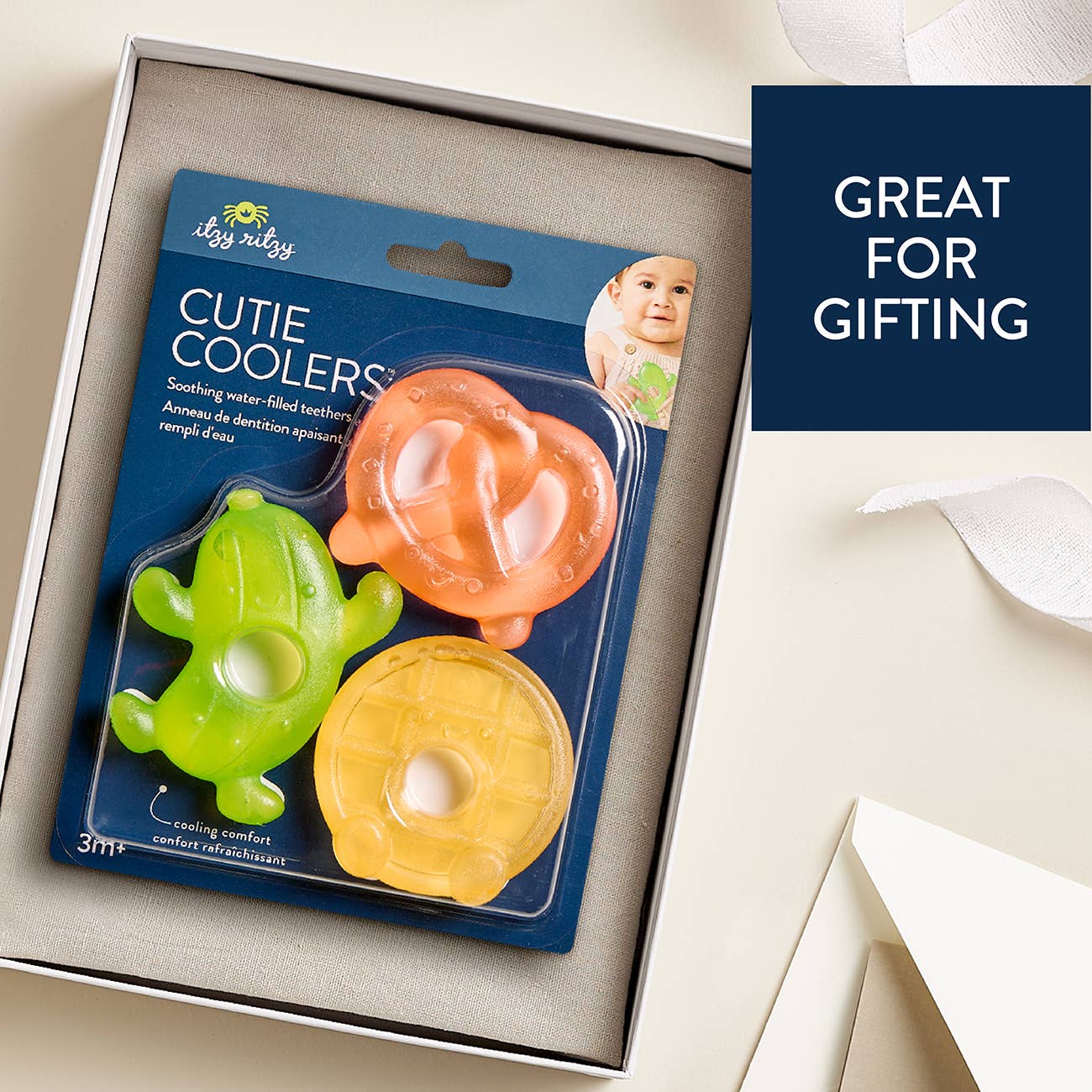 Itzy Ritzy - Wholesale Teether (Not Clip-On) - Baby - *NEW OPTION* Cutie Coolers™ Water Filled Teethers (3-pack)10