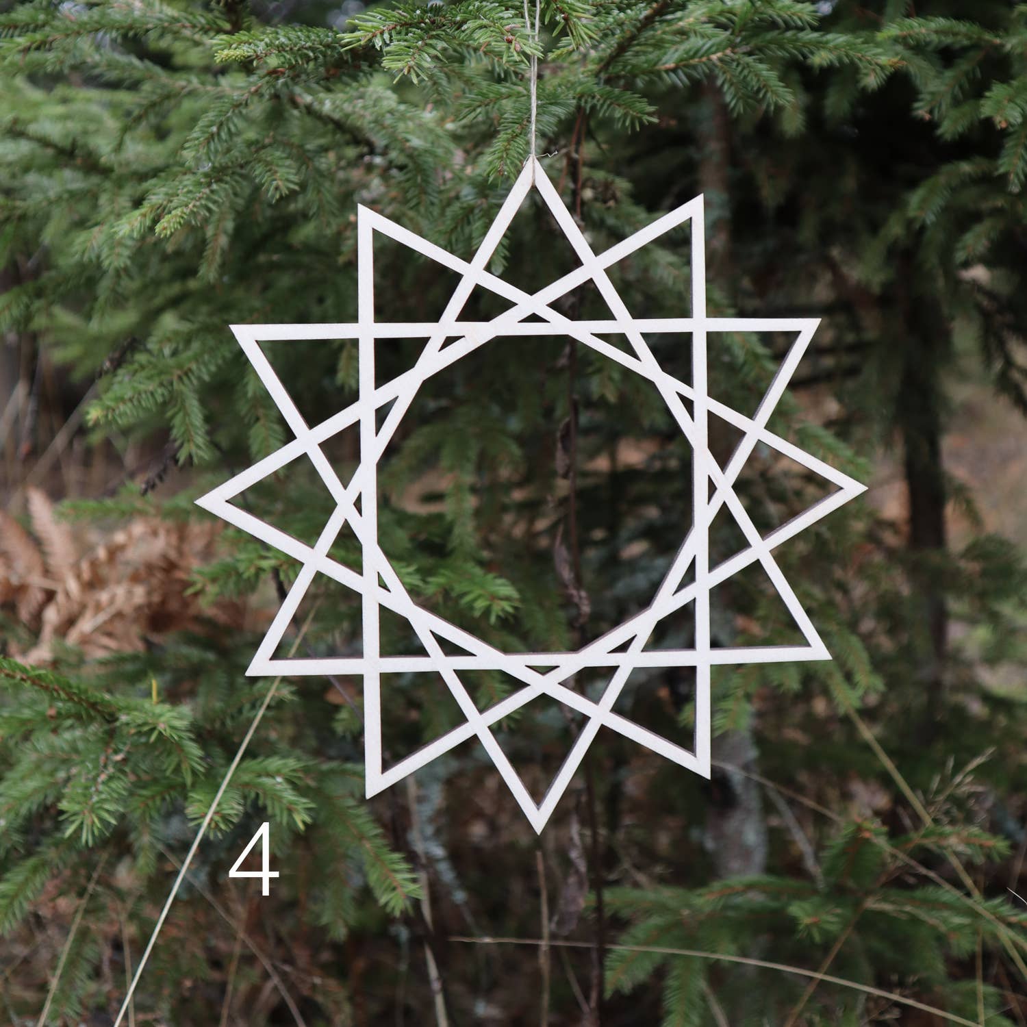 Papurino - Wholesale Ornament - Christmas Star Wooden3