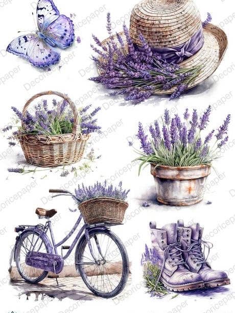 DRP054 - Rice paper A4 for wholesale by Decoricepaper