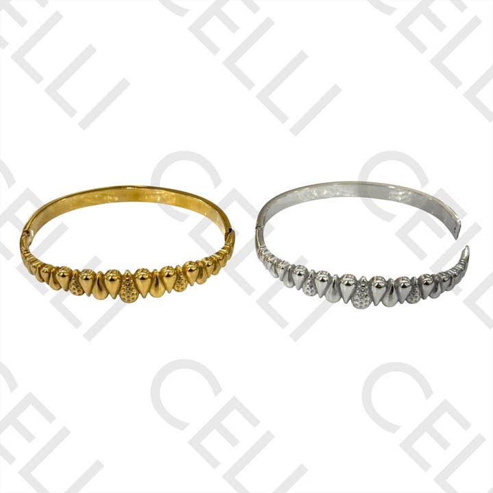 Steel Bracelet - drops for wholesale by Celli Biju