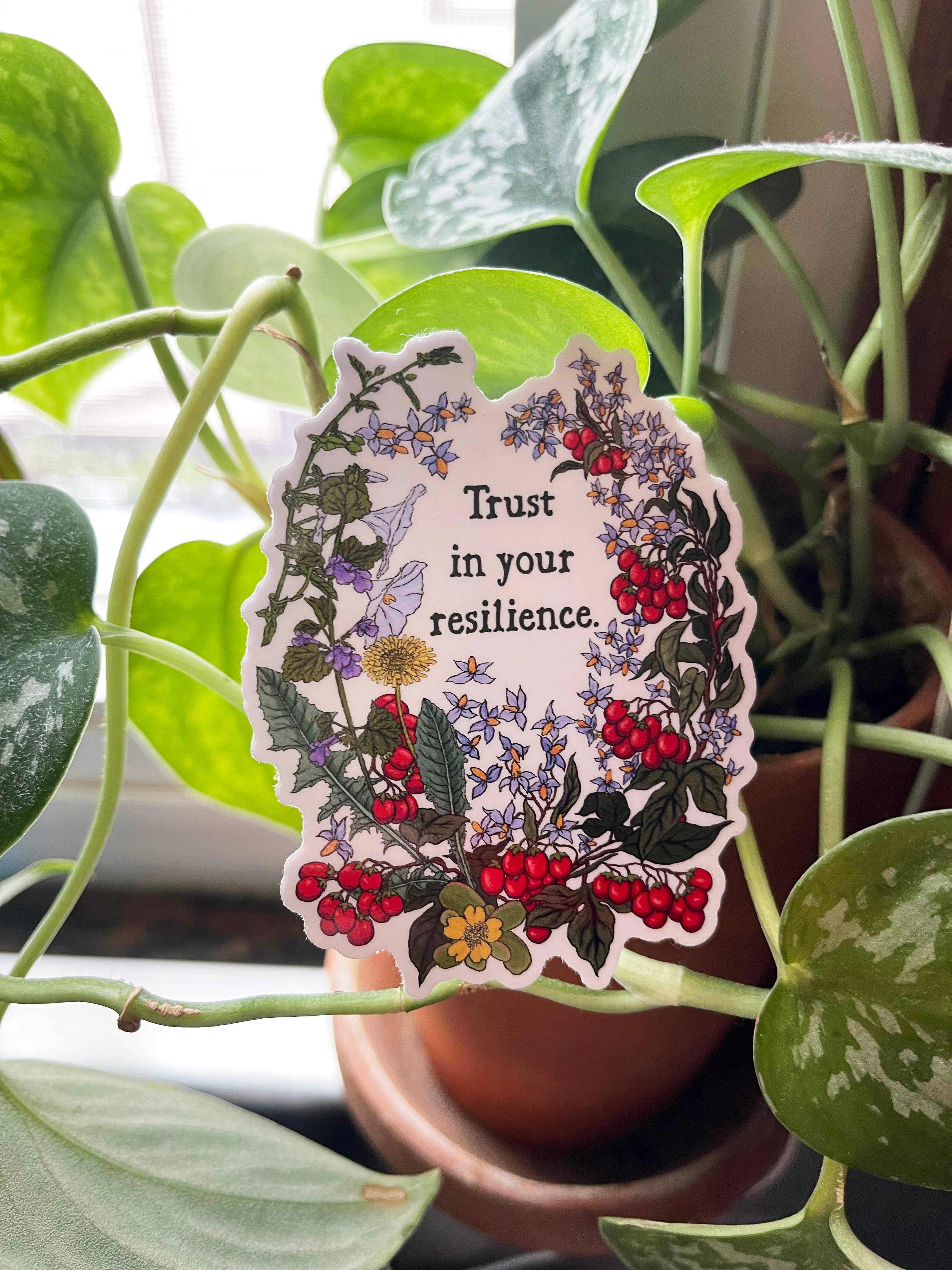 Fabulously Feminist - Wholesale Sticker - Feminist Sticker: Trust In Your Resilience3