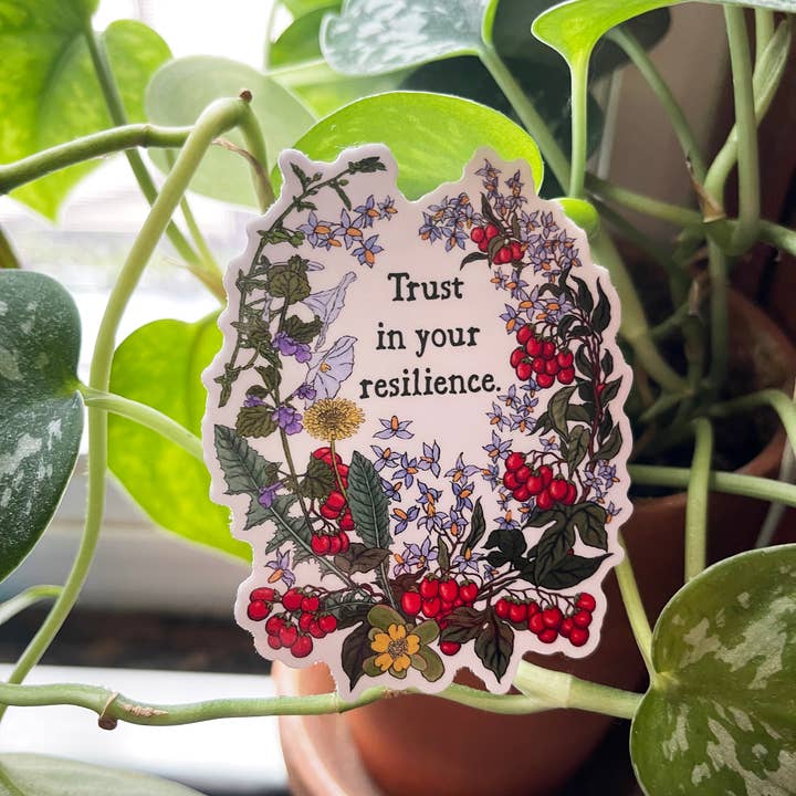 Fabulously Feminist - Wholesale Sticker - Feminist Sticker: Trust In Your Resilience3