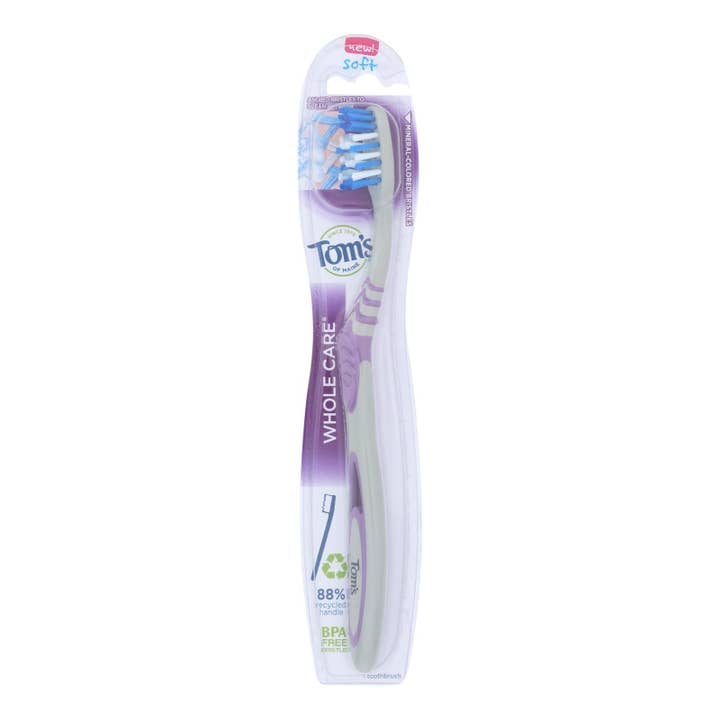 Ware Spark - Wholesale Toothbrush - Tom's Of Maine - Tthbrush Soft Whole - Case Of 6 - 1 Ct