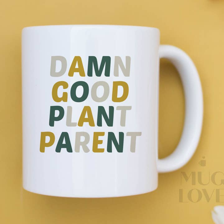 Damn Good Plant Parent Mug for wholesale by Mug Love