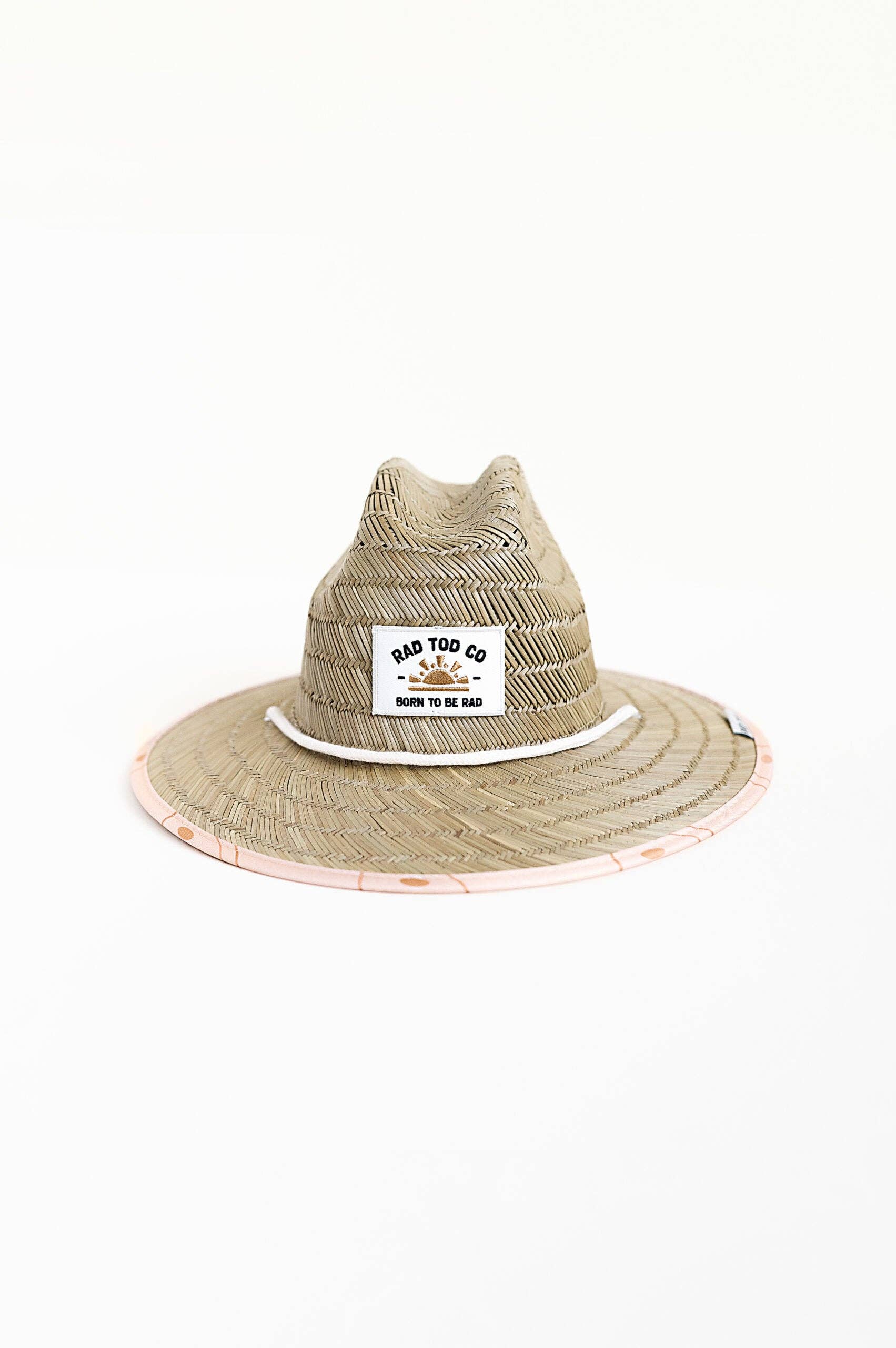 Rad Toddler Co. - Wholesale Sun Hat - Kids - TODDLER STRAW HAT - SMILEY SHORE1