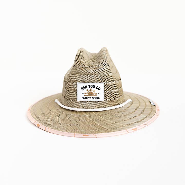 Rad Toddler Co. - Wholesale Sun Hat - Kids - TODDLER STRAW HAT - SMILEY SHORE1