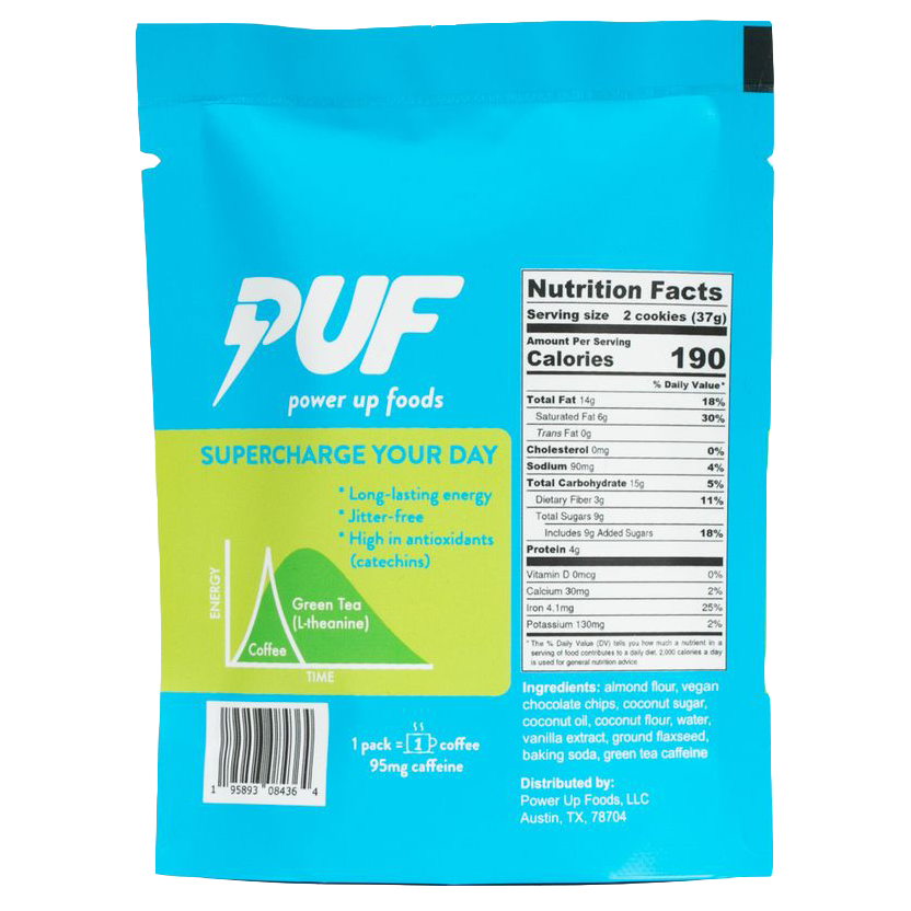 Power Up Foods - Wholesale Cookie - Caffeinated Chocolate Chip Cookies2