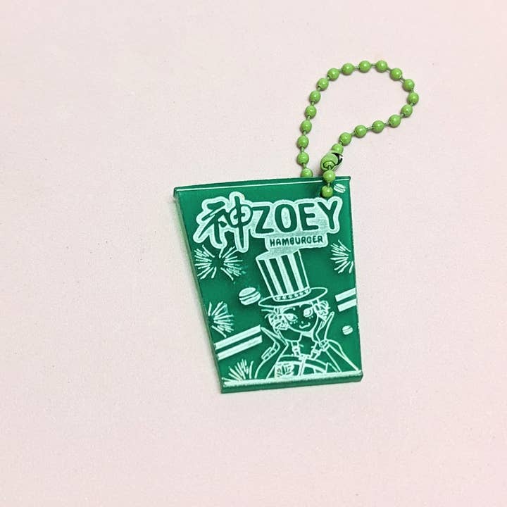 Chikai Shop - Wholesale Keychain - Women's - Kpop Demon Hunters Huntrix Ramen cup Noodle charms Rumi Zoey7