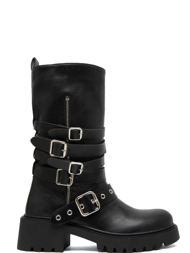 Black FLAT BOOTS - victorria for wholesale on Faire3