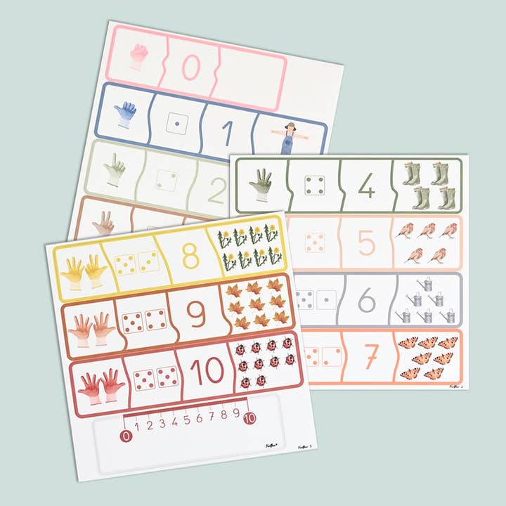 Ferflex – Puzzle - Crianças por atacado – Quebra-cabeça magnético - estou aprendendo a contar