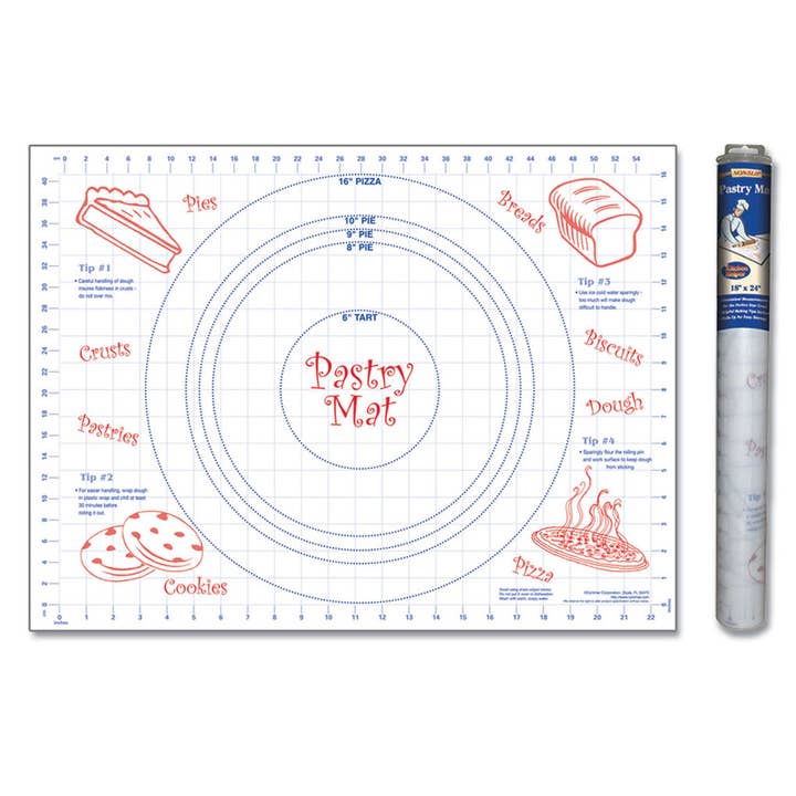 CHOP CHOP® Pastry Mat Non-slip 18x24" for wholesale by Ventures Int'l Products Inc.