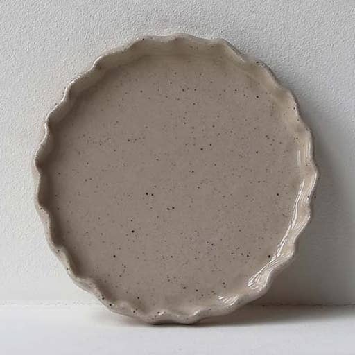 WAVE Saucer for wholesale by Alice Guillaume Ceramics
