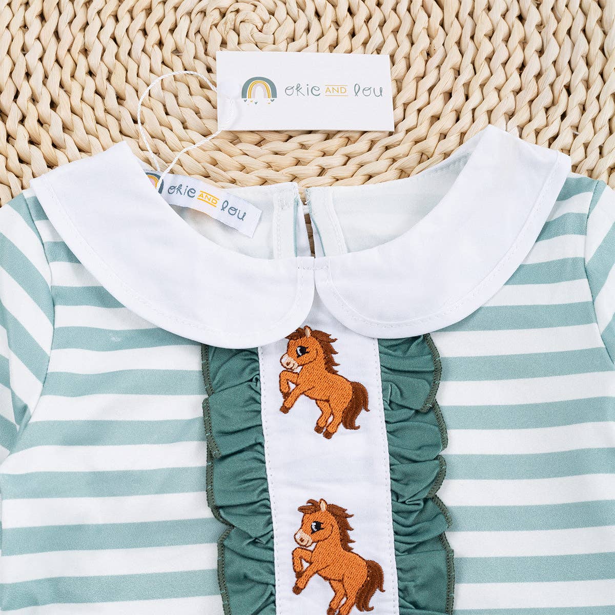 Okie and Lou - Wholesale Top & Pant Set - Kids - Giddy Up - Outfit1