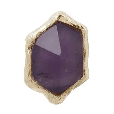 Pump Up The Volume - Amethyst - Threadless End for wholesale by Piercing-zone