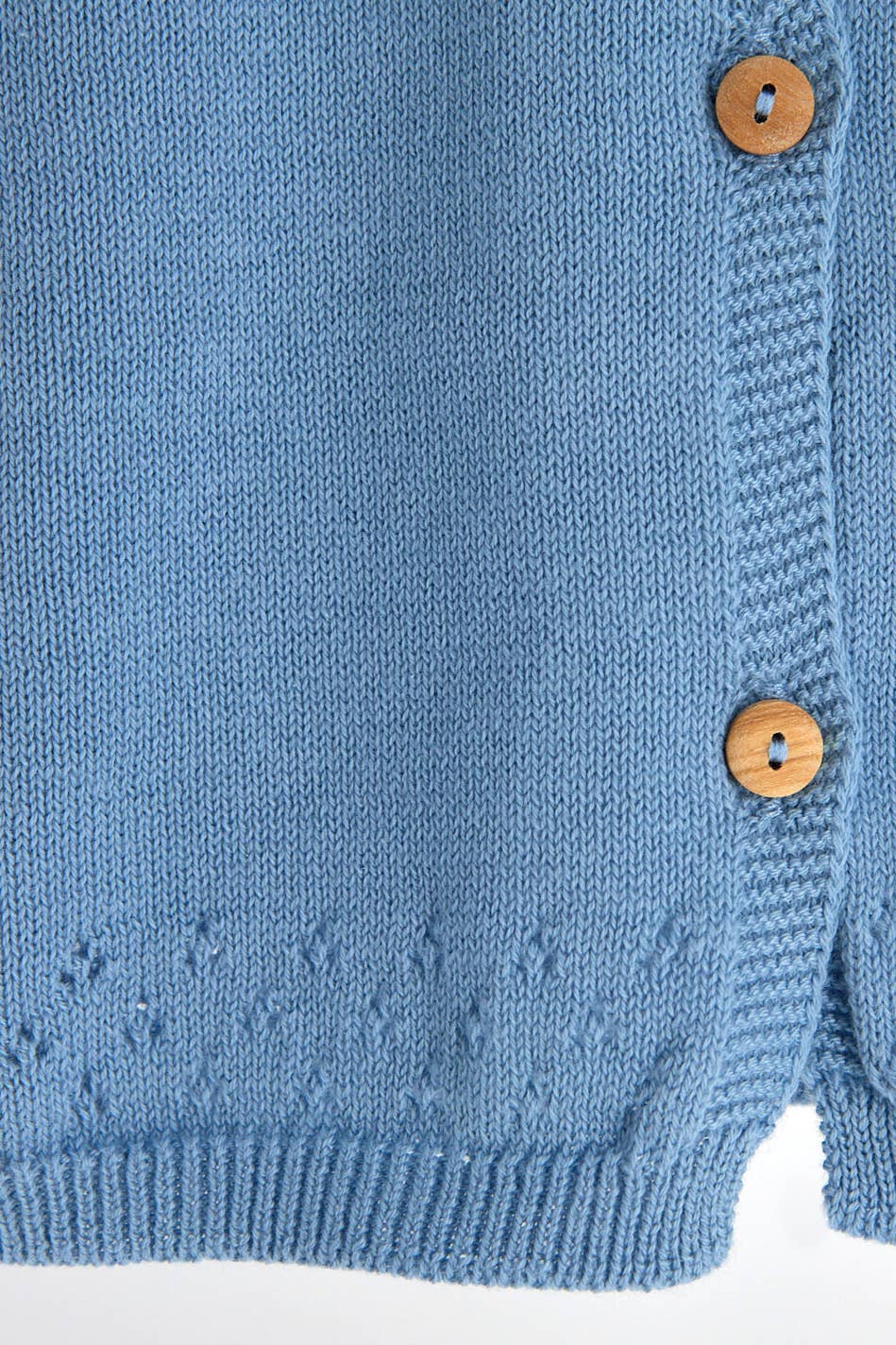 Amorim Gerações, LDA - Wholesale Coat - Baby - Delicate Cotton Knit Jacket Wooden Buttons 03121T2