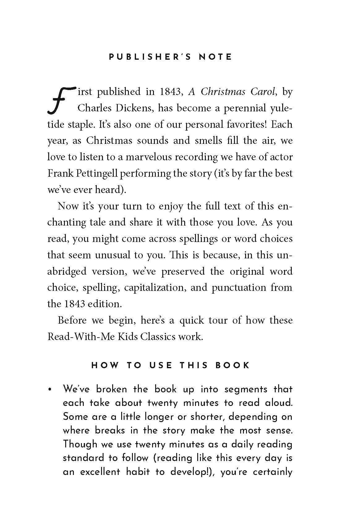 Bushel & Peck Books - Wholesale Classics - A Christmas Carol: The Read-With-Me Edition6