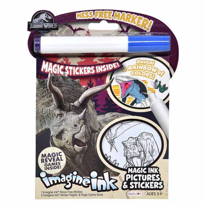 Livro Imagine Ink do Mundo Jurássico por atacado de Empire Discount
