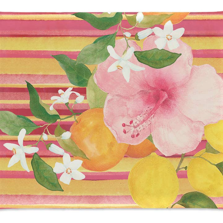 Bakke «Hibiscus», 100% Made in Italy for engroshandel hos The Napking