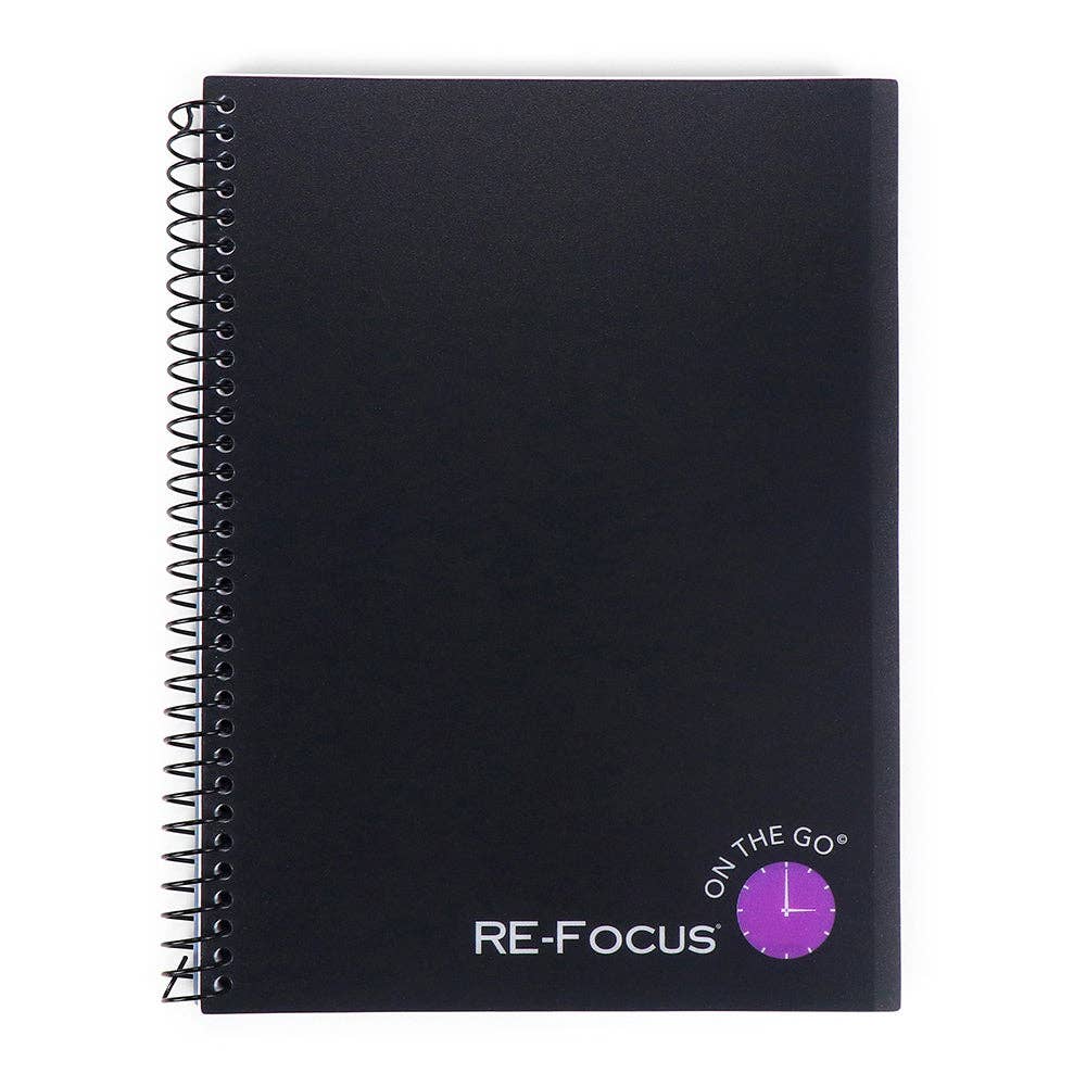 RE-FOCUS THE CREATIVE OFFICE - Wholesale Notebook - RE-FOCUS on the GO Notebooks, ADHD-Informed Design!3
