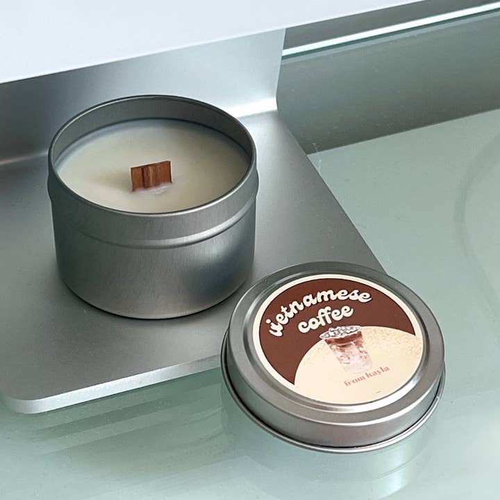 Mini Vietnamese Coffee Candle for wholesale by From Kayla
