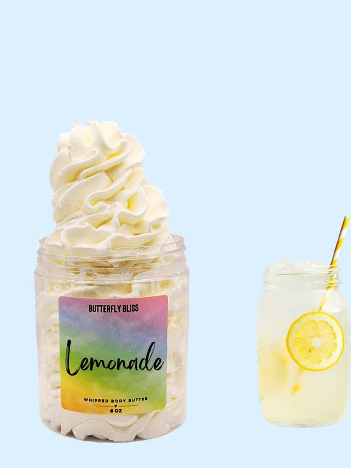 Birthday Body Butter | Limonade Body Butter | Limonade Lotion | Zelfgemaakte lotion | Zelfgemaakte Body Butter | Cadeaus voor mama | Cadeaus voor tieners voor wholesale door Butterfly Bliss