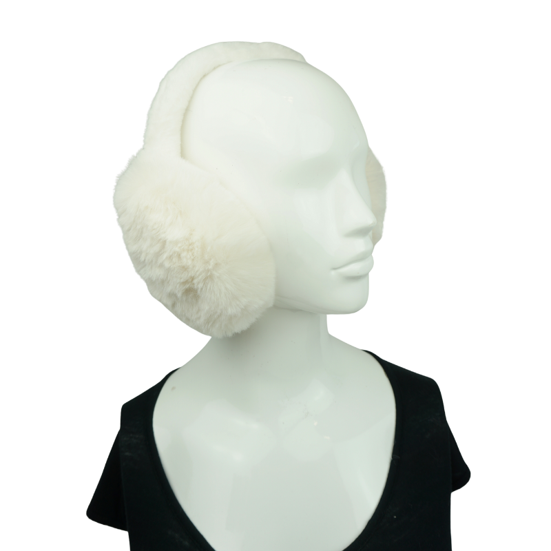 Anais – wholesale Öronvärmare - Dam – Enfärgad öronmuff i fuskpäls JC-034