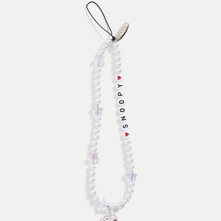 Skinnydip London - Wholesale Phonecase Strap - Peanuts x Skinnydip Snoopy Beaded Phone Strap