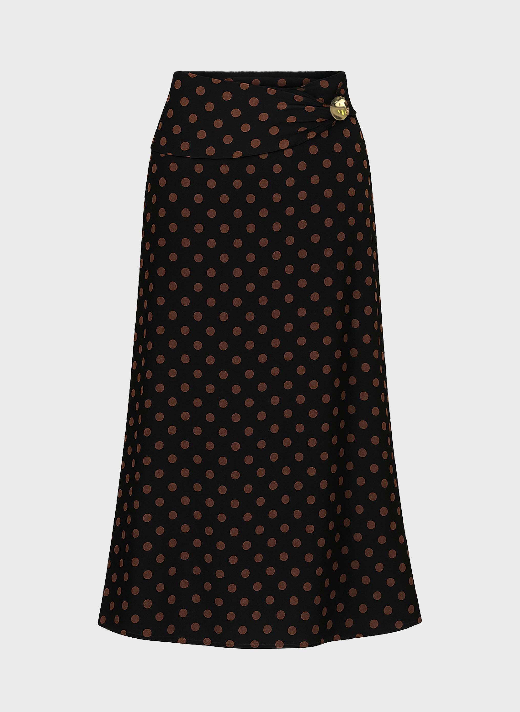 An'ge - Wholesale Skirt - Women's - LONG SKIRT GINELOU palinto brown2