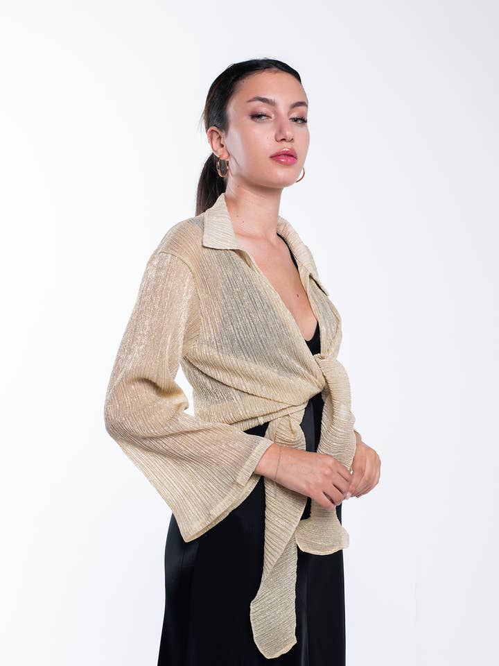 The Light Tied Shirt for wholesale by Bee & Alpaca