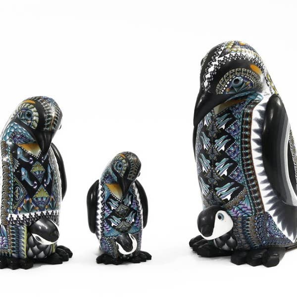 Jon Stuart Anderson Penguin Family for wholesale by Jon Stuart Anderson Artworks