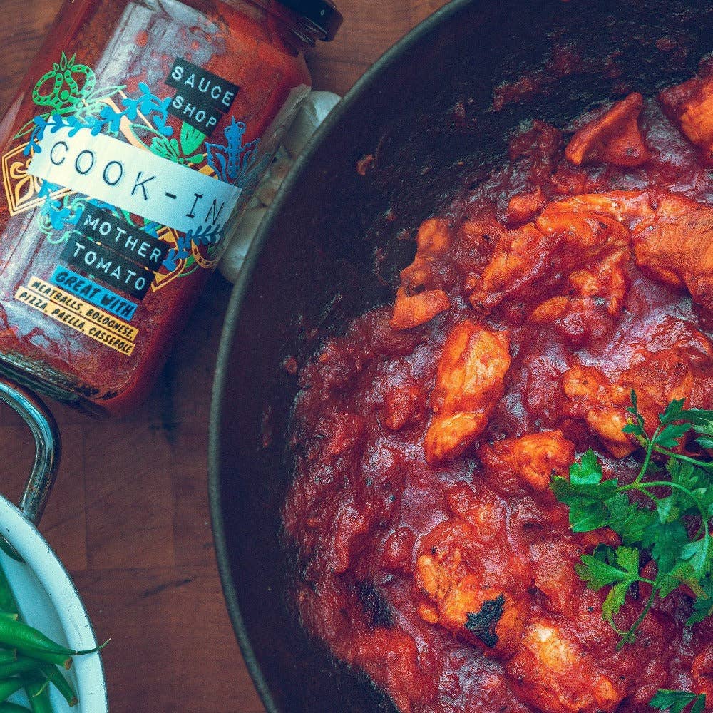 Sauce Shop – wholesale Sauce – Mother Tomato Simmer Sauce 360g Glass Jar - Case of 61