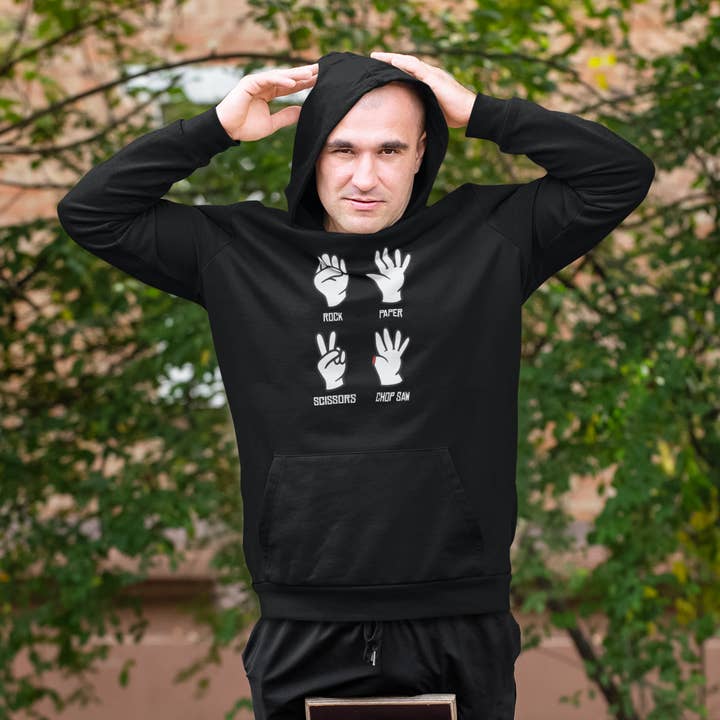 Rock, Paper, Scissors hoodie, uniseks voor wholesale door inspire