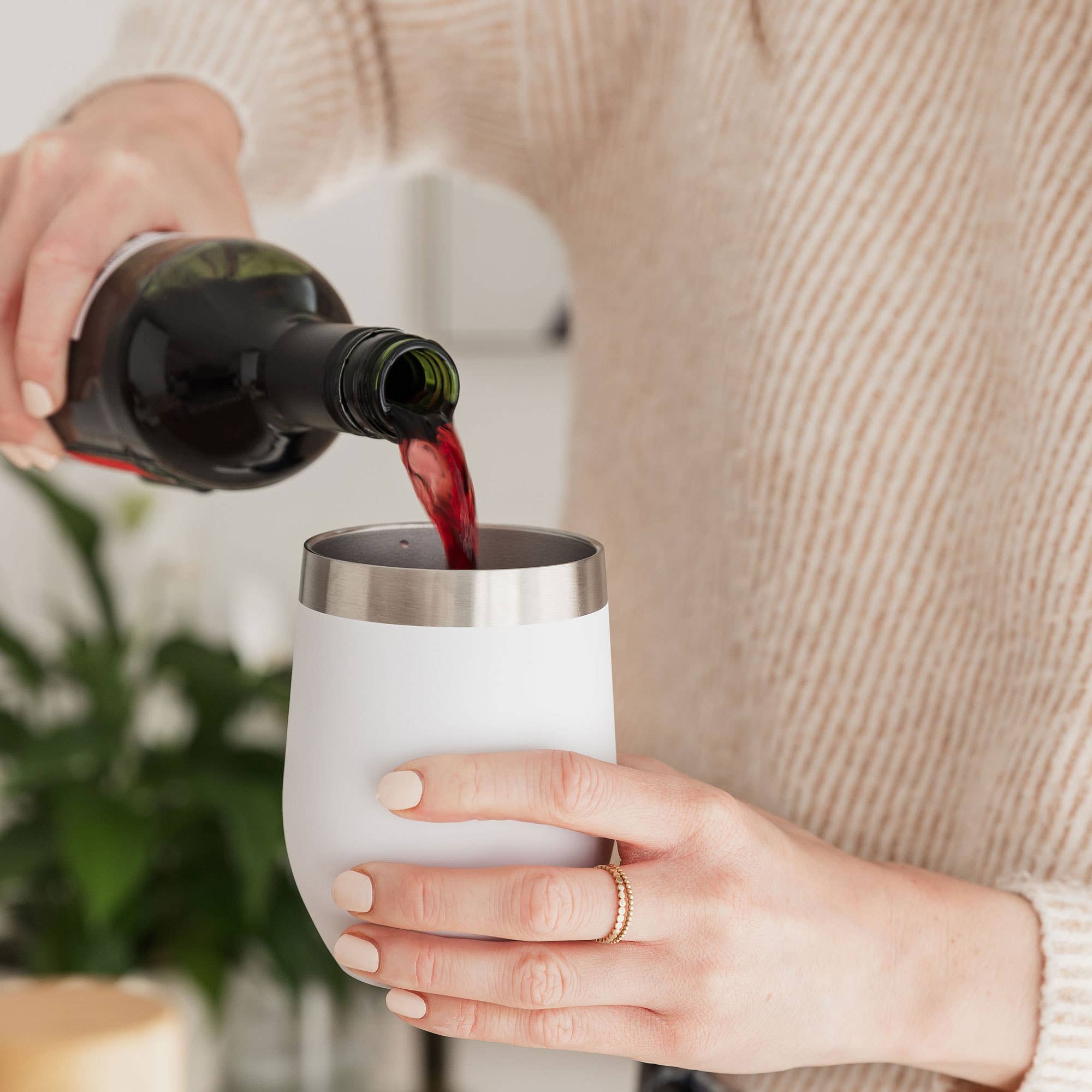 UBERSTAR – wholesale Insulated mug/tumbler – Insulated Travel Wine Tumbler with Lid 350ml (12oz)11