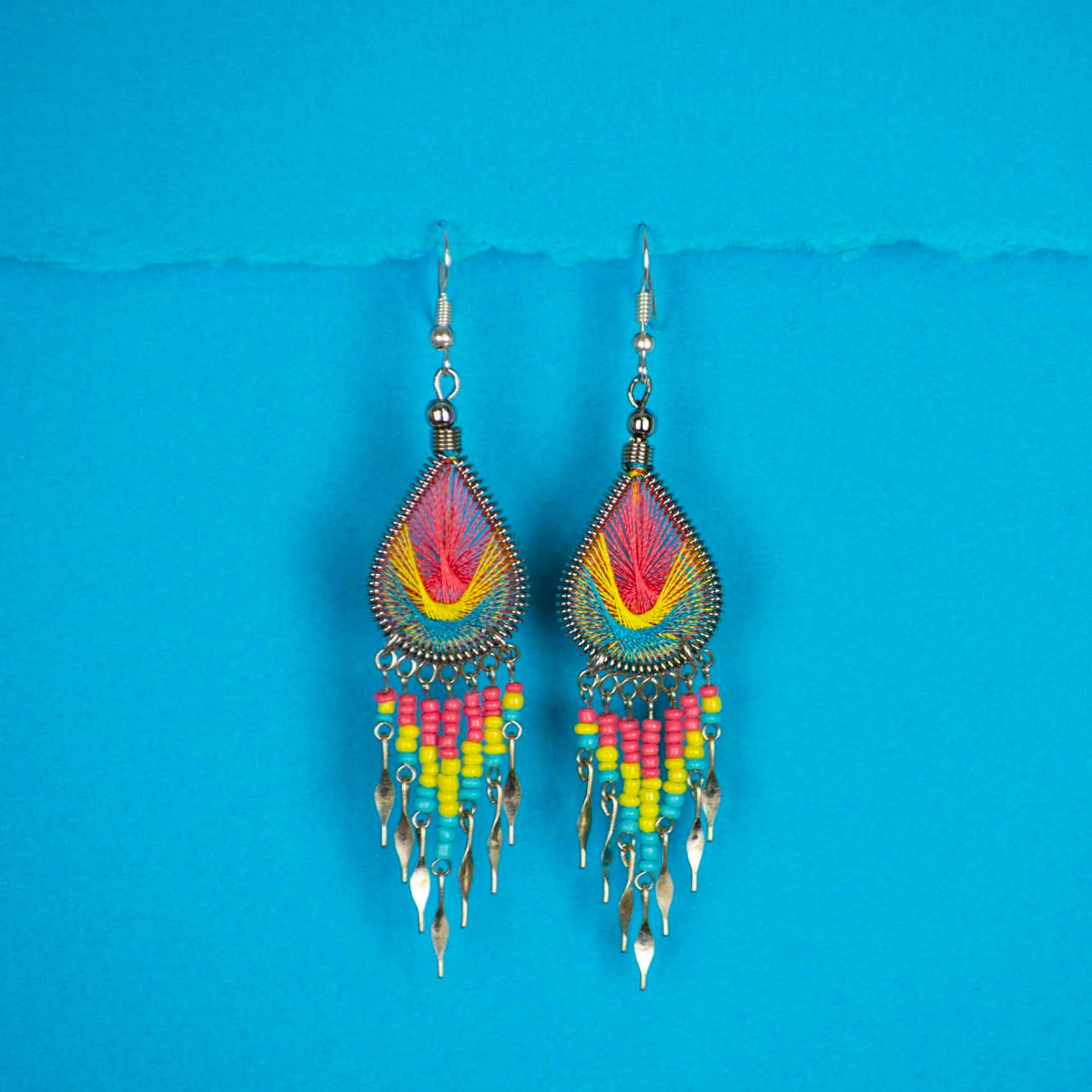 Siesta – wholesale Dangle earrings – Peacock Bead Earrings