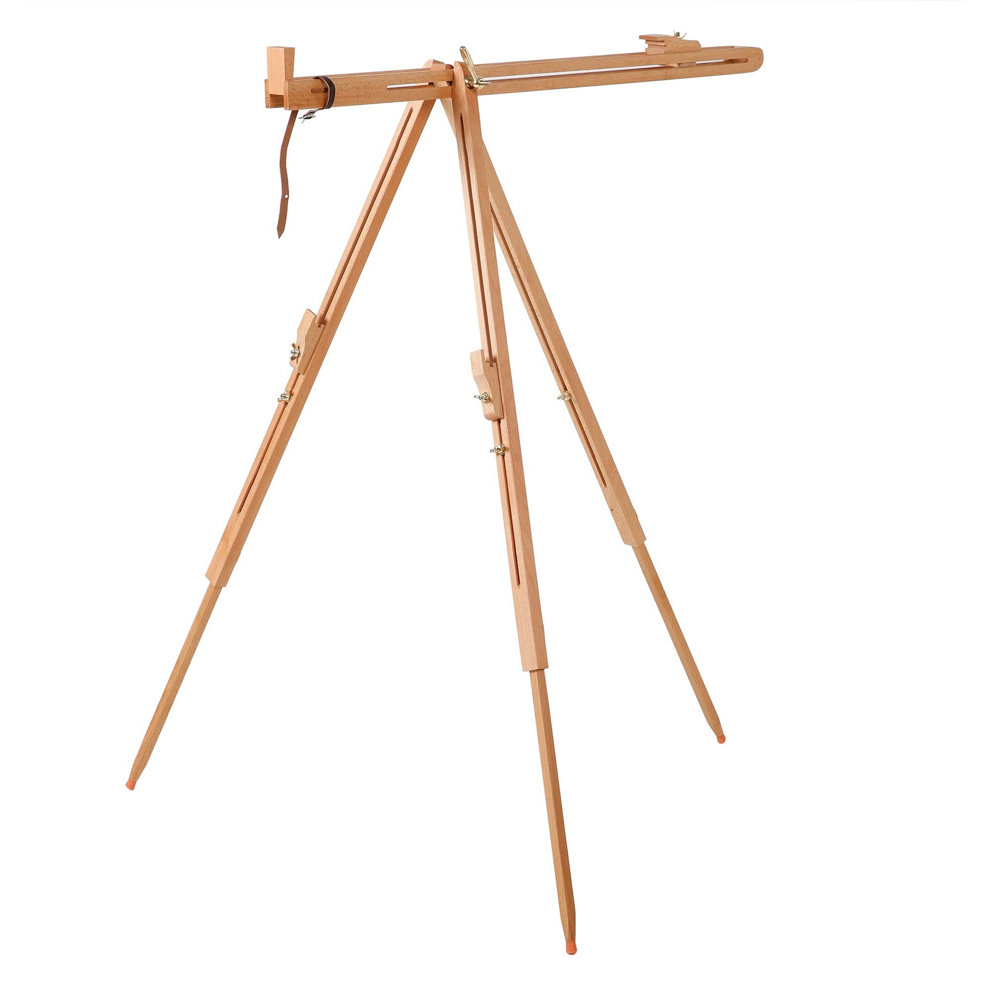 Pintar Art Supply – wholesale Easel – MEEDEN Tripod Field Painting Easel with Carrying Case - Solid Beech Wood Universal Tripod Easel Portable Painting Artist Easel, Perfect for Painters Students, Landscape Artists, Hold Canvas up to 444