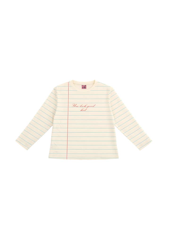 Words of Affirmation Notebook Tee for wholesale by Elizabeth bay