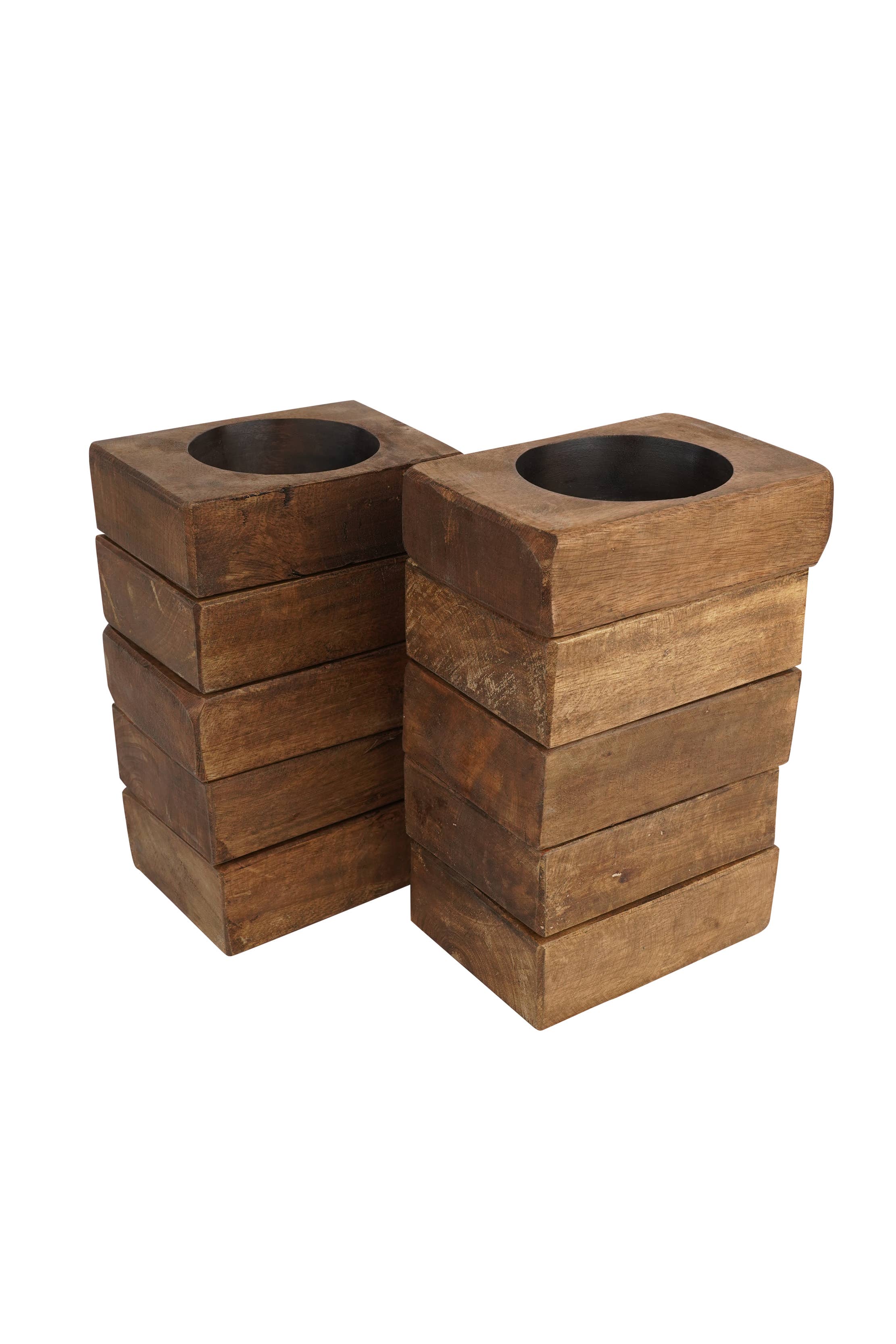 My Amigos Imports - Wholesale Candle Holder - Great Buy-One Hole Cheese Mold-WH5P-Home Decor #2-Waxed-$82