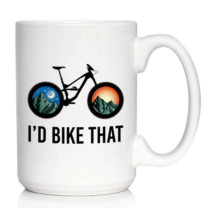 bevvee - Wholesale Coffee Mug - I'd Bike That Coffee Mug - Mountain Biking Gifts and Decor