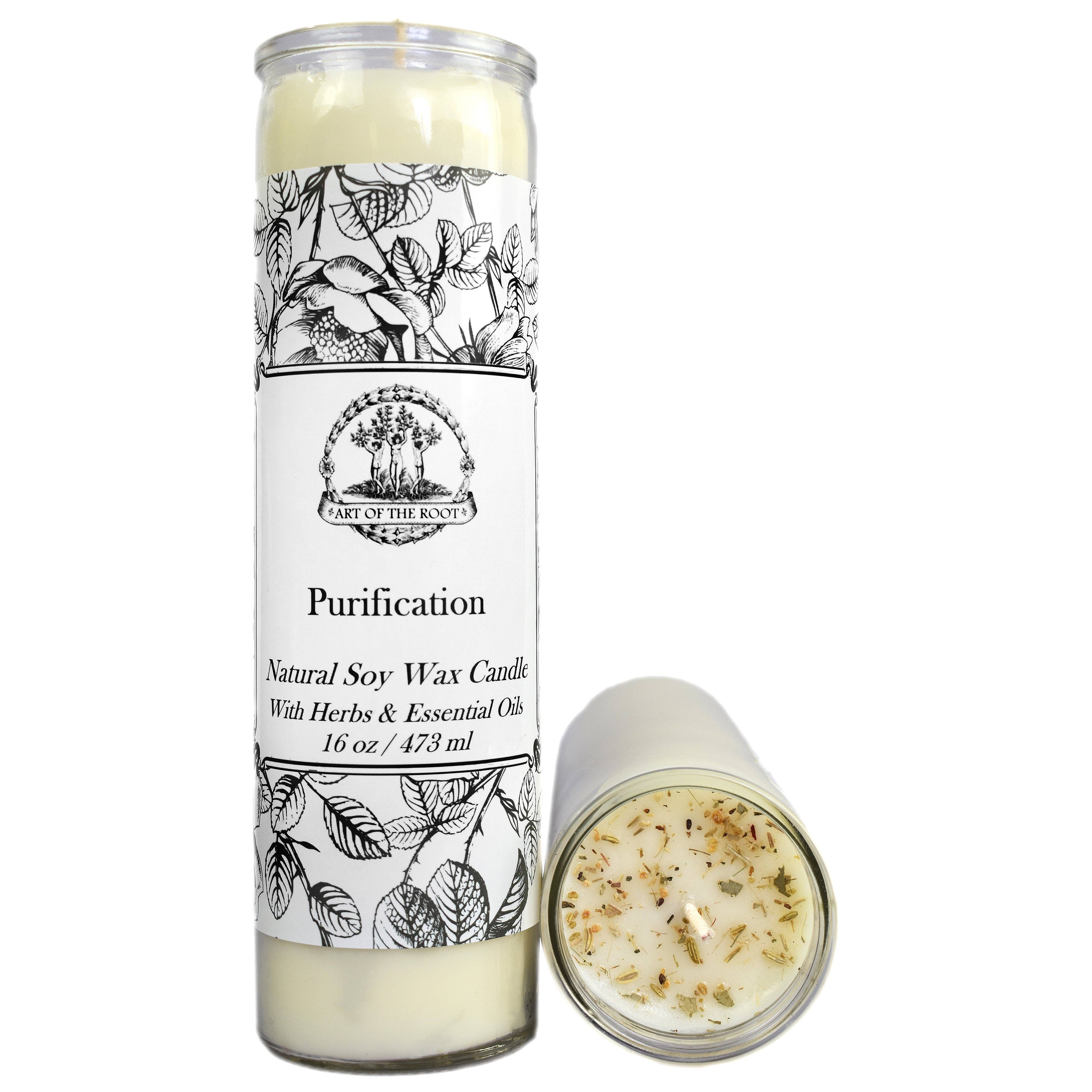 Art of the Root - Wholesale Votive Candle - Purification 7 Day Soy Candle0