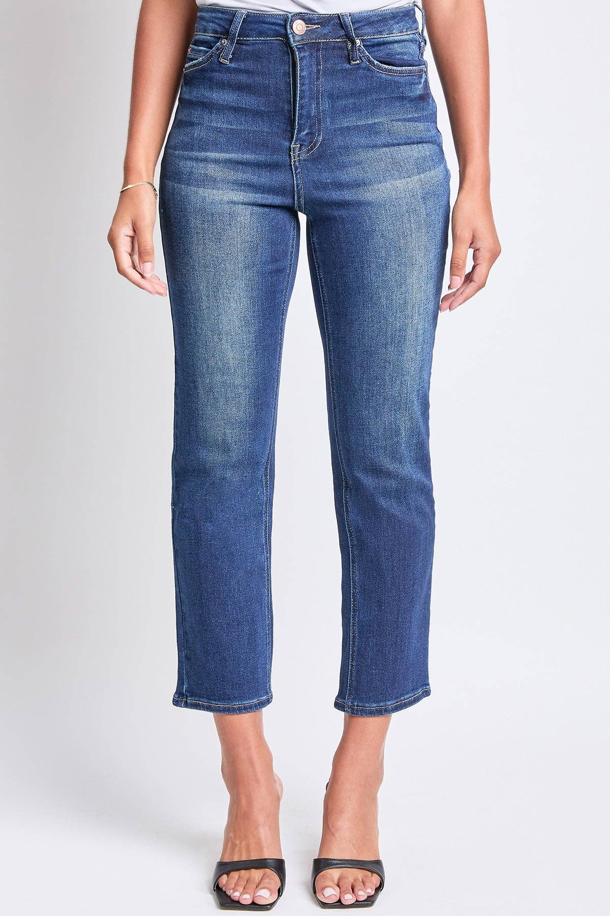 YMI - Wholesale Jeans - Women's - Luxe High Rise Vintage Stretch Straight Leg Jeans-P02716028