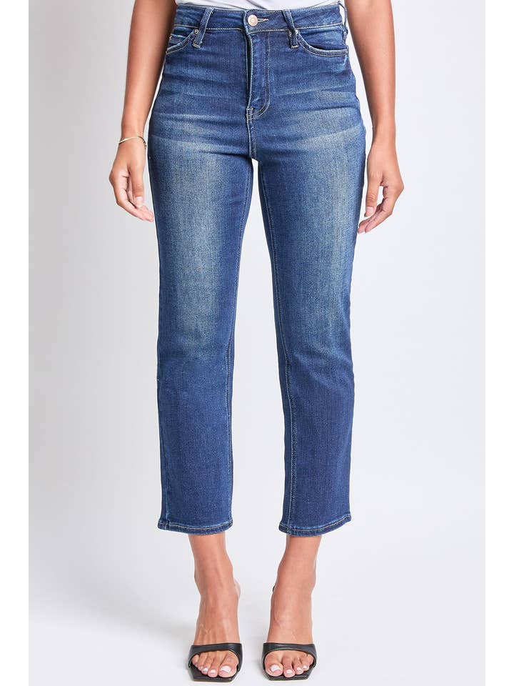 YMI - Wholesale Jeans - Women's - Luxe High Rise Vintage Stretch Straight Leg Jeans-P02716028