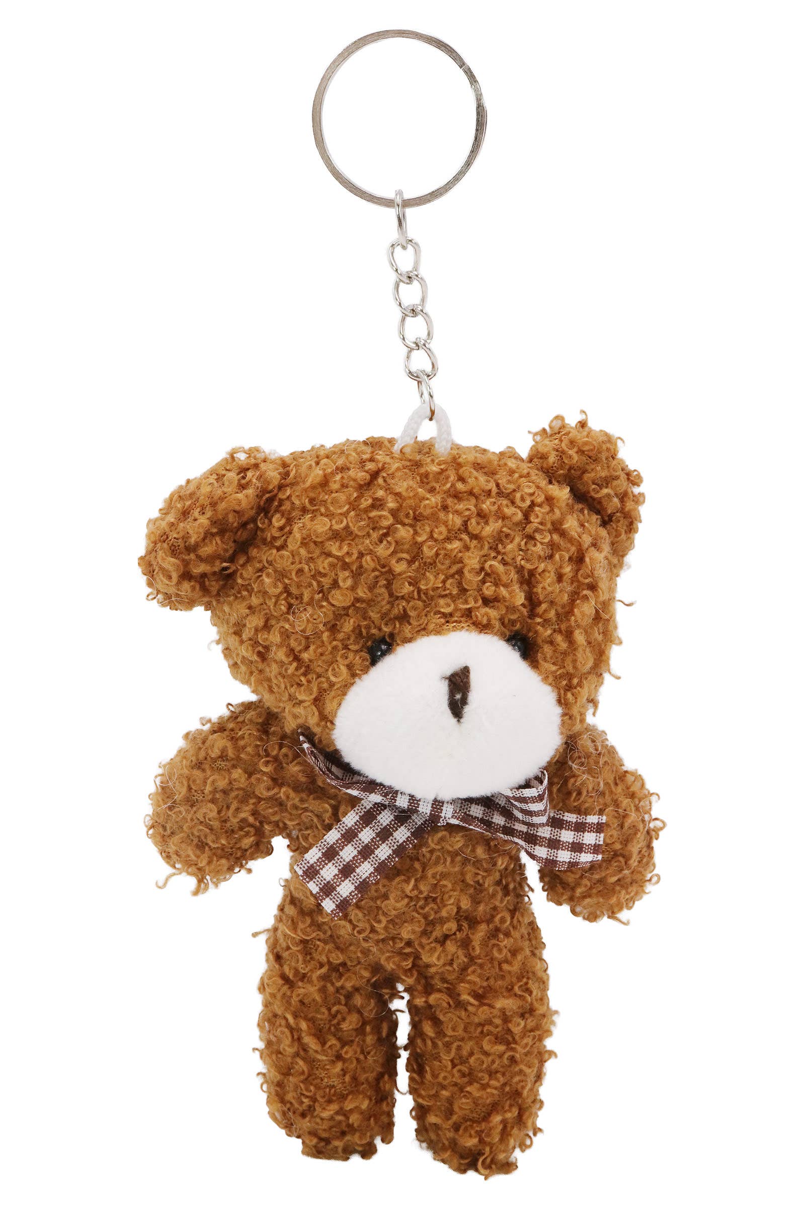 ASSORTITI Portachiavi Orsetto Fuzzy Terry in Pile Imbottito in vendita all'ingrosso su Faire1