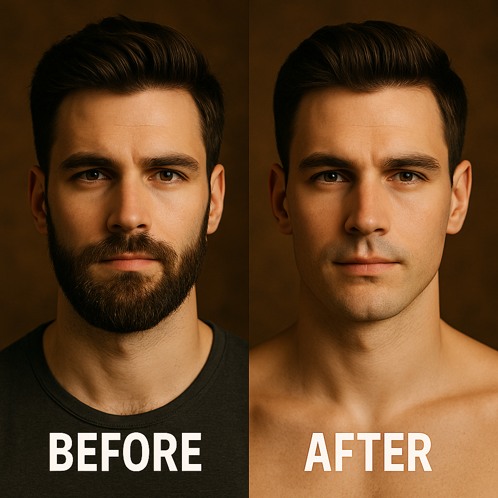 GENTS FINE GROOMING PRODUCTS - Vente Assortiment/kit de rasage - Homme - Kit de rasage 5 pièces - baume, blaireau, huile, rasoir, crème et sac4