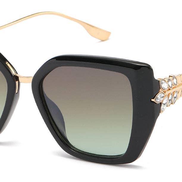 Zonnebril met strass, uniseks - LZ512-8RS2060 voor wholesale door Luna Sunglasses